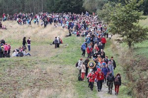 XIV Świętokrzyski Rajd Pielgrzymkowy "Święty Krzyż 2013". Fot. Łukasz Zarzycki